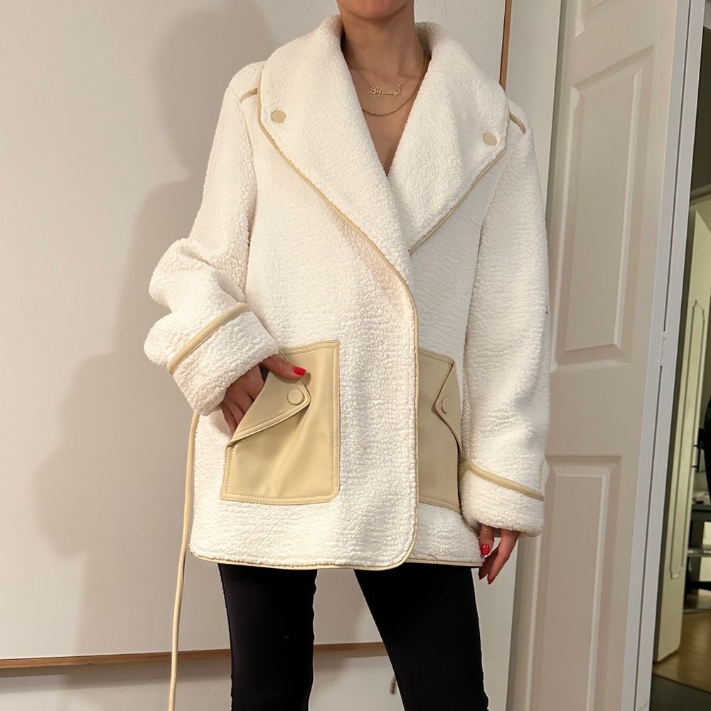 Simkhai White and Tan Jacket